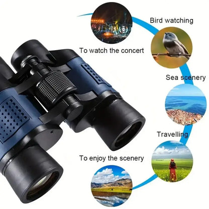 Binocular Nocturno Visión Telescópio Hd 60X60