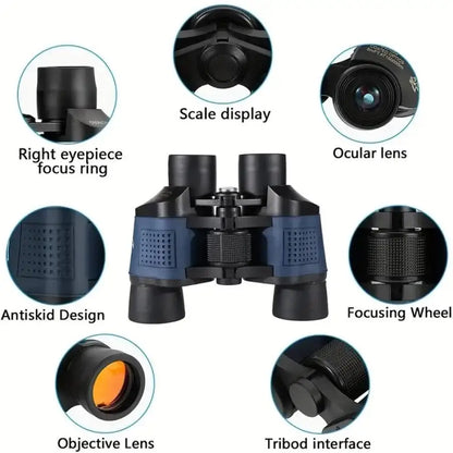 Binocular Nocturno Visión Telescópio Hd 60X60