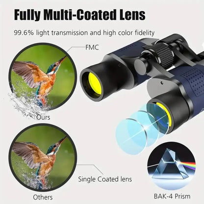 Binocular Nocturno Visión Telescópio Hd 60X60